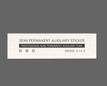 Semi permanent brows auxiliary sticker