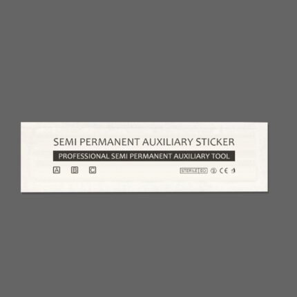 Semi permanent brows auxiliary sticker
