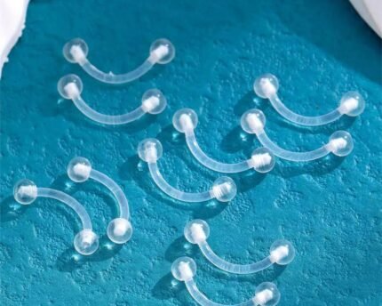 Curved anti allergy short jewelry