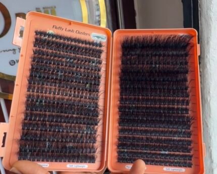 Orange cluster lash book