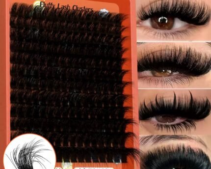 Orange cluster lash